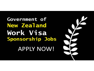 New Zealand Government Work Visa Sponsorship Jobs 2024 for International Applicants: